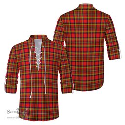 ScotsTee Shop Scottish Hepburn Modern Clan Tartan Mens Scottish Jacobite Ghillie Casual Shirt