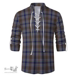 ScotsTee Shop Scottish Gayre Hunting Clan Tartan Mens Scottish Jacobite Ghillie Casual Shirt