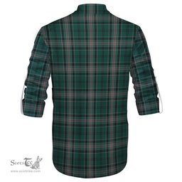 ScotsTee Shop Scottish Kelly of Sleat Hunting Clan Crest Tartan Mens Scottish Jacobite Ghillie Casual Shirt