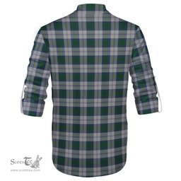 ScotsTee Shop Scottish Lindsay Dress Clan Tartan Mens Scottish Jacobite Ghillie Casual Shirt