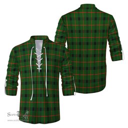 ScotsTee Shop Scottish Kincaid Modern Clan Tartan Mens Scottish Jacobite Ghillie Casual Shirt