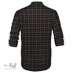 ScotsTee Shop Scottish Stott Clan Tartan Mens Scottish Jacobite Ghillie Casual Shirt