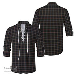 ScotsTee Shop Scottish Stott Clan Tartan Mens Scottish Jacobite Ghillie Casual Shirt