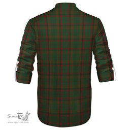 ScotsTee Shop Scottish MacNaughton Hunting Clan Tartan Mens Scottish Jacobite Ghillie Casual Shirt