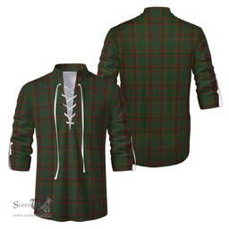 ScotsTee Shop Scottish MacNaughton Hunting Clan Tartan Mens Scottish Jacobite Ghillie Casual Shirt