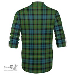 ScotsTee Shop Scottish Rollo Ancient Clan Crest Tartan Mens Scottish Jacobite Ghillie Casual Shirt