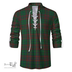 ScotsTee Shop Scottish Matheson Hunting Highland Clan Tartan Mens Scottish Jacobite Ghillie Casual Shirt