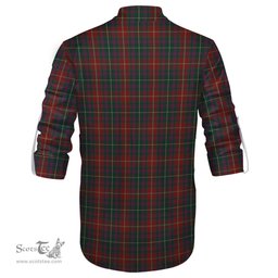 ScotsTee Shop Scottish Meath County Ireland Clan Tartan Mens Scottish Jacobite Ghillie Casual Shirt