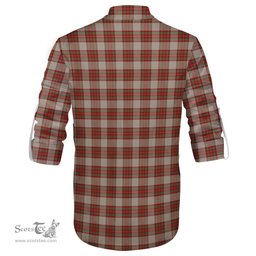 ScotsTee Shop Scottish McBrayer Dress Clan Tartan Mens Scottish Jacobite Ghillie Casual Shirt