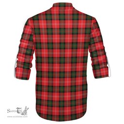 ScotsTee Shop Scottish Nesbitt Modern Clan Crest Tartan Mens Scottish Jacobite Ghillie Casual Shirt