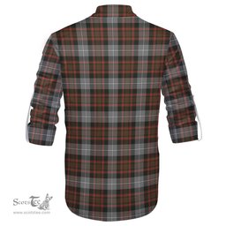 ScotsTee Shop Scottish MacRae Hunting Weathered Clan Tartan Mens Scottish Jacobite Ghillie Casual Shirt