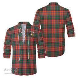ScotsTee Shop Scottish Stewart of Appin Ancient Clan Crest Tartan Mens Scottish Jacobite Ghillie Casual Shirt