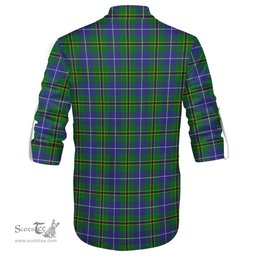 ScotsTee Shop Scottish Turnbull Hunting Clan Crest Tartan Mens Scottish Jacobite Ghillie Casual Shirt