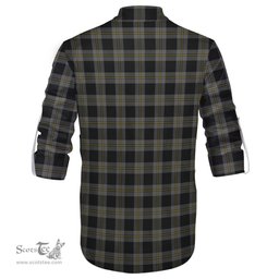 ScotsTee Shop Scottish Perry Ancient Clan Tartan Mens Scottish Jacobite Ghillie Casual Shirt
