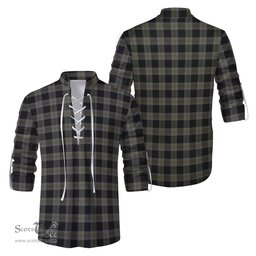ScotsTee Shop Scottish Perry Ancient Clan Tartan Mens Scottish Jacobite Ghillie Casual Shirt