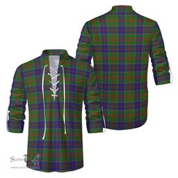 ScotsTee Shop Scottish Stewart of Appin Hunting Modern Clan Tartan Mens Scottish Jacobite Ghillie Casual Shirt