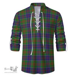ScotsTee Shop Scottish Stewart of Appin Hunting Modern Clan Tartan Mens Scottish Jacobite Ghillie Casual Shirt