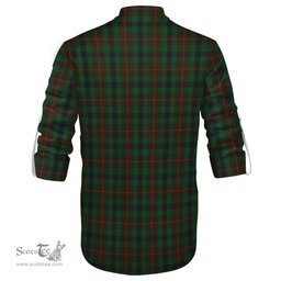 ScotsTee Shop Scottish Tennant Clan Tartan Mens Scottish Jacobite Ghillie Casual Shirt