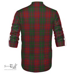 ScotsTee Shop Scottish Stewart of Appin Clan Crest Tartan Mens Scottish Jacobite Ghillie Casual Shirt
