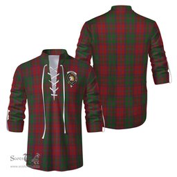 ScotsTee Shop Scottish Stewart of Appin Clan Crest Tartan Mens Scottish Jacobite Ghillie Casual Shirt