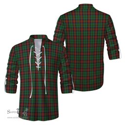 ScotsTee Shop Scottish Walker James Clan Tartan Mens Scottish Jacobite Ghillie Casual Shirt
