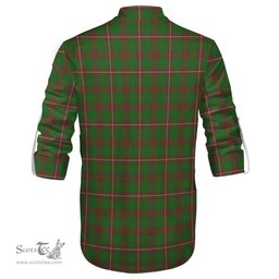 ScotsTee Shop Scottish MacKinnon Hunting Modern Clan Tartan Mens Scottish Jacobite Ghillie Casual Shirt