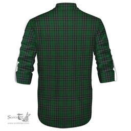 ScotsTee Shop Scottish MacLean of Duart Hunting Clan Crest Tartan Mens Scottish Jacobite Ghillie Casual Shirt