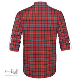 ScotsTee Shop Scottish Sinclair Modern Clan Crest Tartan Mens Scottish Jacobite Ghillie Casual Shirt
