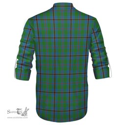 ScotsTee Shop Scottish Snodgrass Clan Tartan Mens Scottish Jacobite Ghillie Casual Shirt