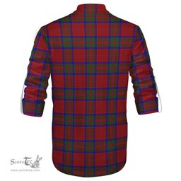 ScotsTee Shop Scottish MacGillivray Clan Crest Tartan Mens Scottish Jacobite Ghillie Casual Shirt