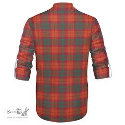 ScotsTee Shop Scottish MacNab Ancient Clan Crest Tartan Mens Scottish Jacobite Ghillie Casual Shirt