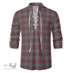 ScotsTee Shop Scottish MacGregor Hunting Ancient Clan Tartan Mens Scottish Jacobite Ghillie Casual Shirt