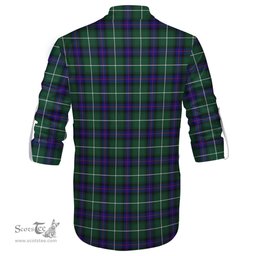 ScotsTee Shop Scottish MacDonald of the Isles Hunting Modern Clan Tartan Mens Scottish Jacobite Ghillie Casual Shirt