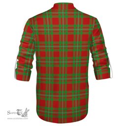 ScotsTee Shop Scottish MacGregor Modern Clan Crest Tartan Mens Scottish Jacobite Ghillie Casual Shirt