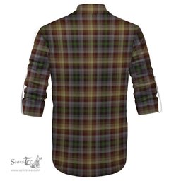 ScotsTee Shop Scottish MacKay of Strathnaver Clan Tartan Mens Scottish Jacobite Ghillie Casual Shirt