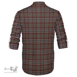 ScotsTee Shop Scottish Nicolson Hunting Weathered Clan Crest Tartan Mens Scottish Jacobite Ghillie Casual Shirt