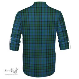 ScotsTee Shop Scottish Matheson Hunting Clan Crest Tartan Mens Scottish Jacobite Ghillie Casual Shirt