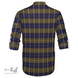 ScotsTee Shop Scottish Morris of Wales Clan Tartan Mens Scottish Jacobite Ghillie Casual Shirt