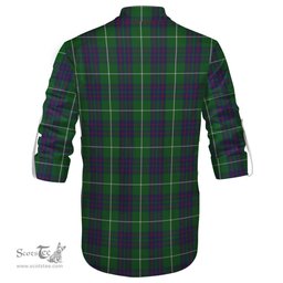 ScotsTee Shop Scottish MacIntyre Hunting Clan Tartan Mens Scottish Jacobite Ghillie Casual Shirt