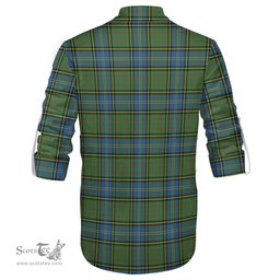 ScotsTee Shop Scottish MacMillan Hunting Ancient Clan Tartan Mens Scottish Jacobite Ghillie Casual Shirt