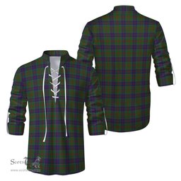 ScotsTee Shop Scottish Stewart of Appin Hunting Clan Tartan Mens Scottish Jacobite Ghillie Casual Shirt