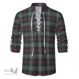 ScotsTee Shop Scottish Rollo Hunting Clan Tartan Mens Scottish Jacobite Ghillie Casual Shirt