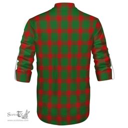 ScotsTee Shop Scottish Middleton Modern Clan Tartan Mens Scottish Jacobite Ghillie Casual Shirt
