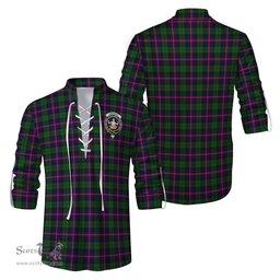 ScotsTee Shop Scottish Urquhart Modern Clan Crest Tartan Mens Scottish Jacobite Ghillie Casual Shirt