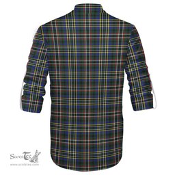 ScotsTee Shop Scottish Scott Green Modern Clan Tartan Mens Scottish Jacobite Ghillie Casual Shirt