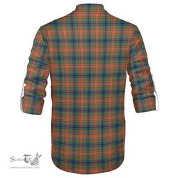 ScotsTee Shop Scottish Wilson Ancient Clan Crest Tartan Mens Scottish Jacobite Ghillie Casual Shirt