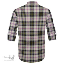 ScotsTee Shop Scottish MacPherson Dress Ancient Clan Tartan Mens Scottish Jacobite Ghillie Casual Shirt