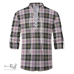 ScotsTee Shop Scottish MacPherson Dress Ancient Clan Tartan Mens Scottish Jacobite Ghillie Casual Shirt