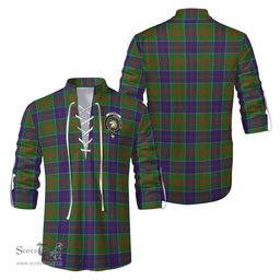 ScotsTee Shop Scottish Stewart of Appin Hunting Modern Clan Crest Tartan Mens Scottish Jacobite Ghillie Casual Shirt