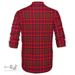 ScotsTee Shop Scottish Murray of Tulloch Modern Clan Crest Tartan Mens Scottish Jacobite Ghillie Casual Shirt